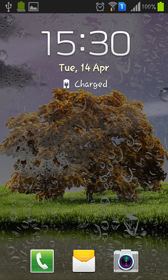 Screenshots of the Spring storm for Android tablet, phone.