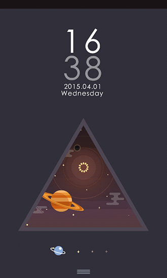 Screenshots do Estrela e universo para tablet e celular Android.
