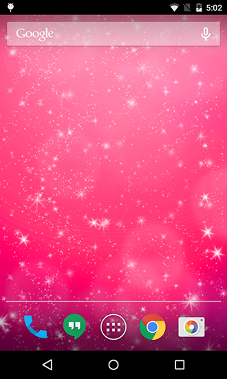 Screenshots do Chuva de estrelas para tablet e celular Android.