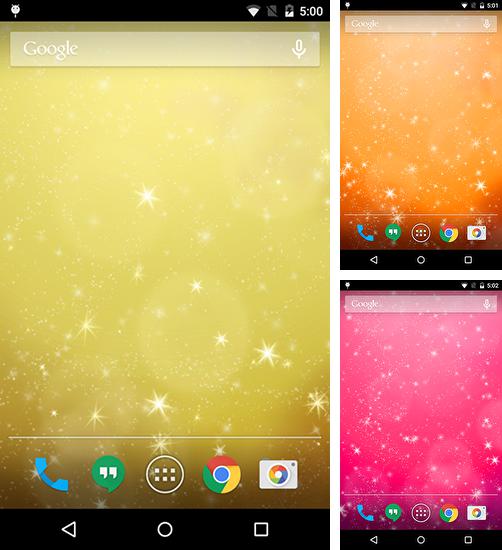 Además de fondo de pantalla animados Tardis 3D para teléfonos y tabletas Android, también puedes descargarte gratis Star rain.