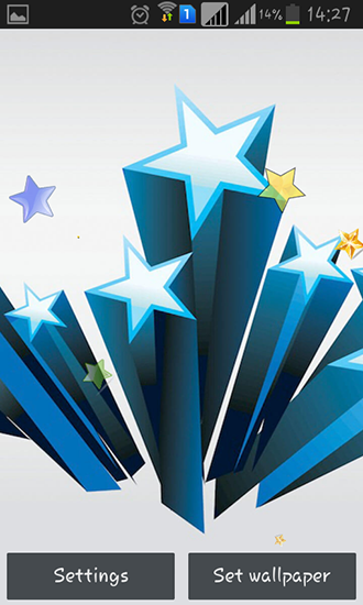 Papeis de parede animados Estrelas para Android. Papeis de parede animados Stars by Happy live wallpapers para download gratuito.