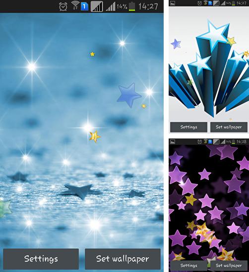 In addition to live wallpaper Winter landscape for Android phones and tablets, you can also download Stars by Happy live wallpapers for free.