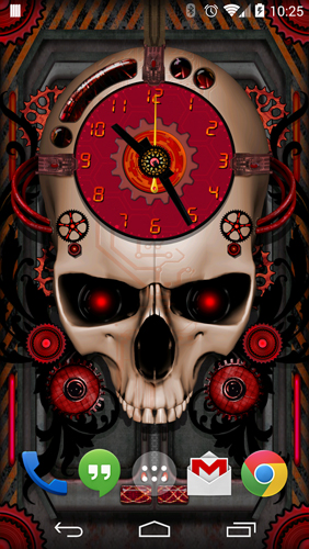 Capturas de pantalla de Steampunk Clock para tabletas y teléfonos Android.