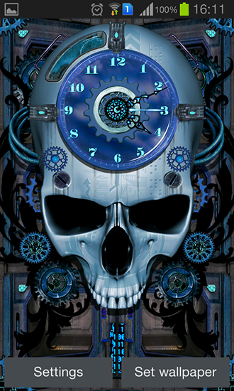 Steampunk clock - безкоштовно скачати живі шпалери на Андроїд телефон або планшет.