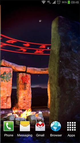 Fondos de pantalla animados a Stonehenge 3D para Android. Descarga gratuita fondos de pantalla animados Stonehenge 3D.