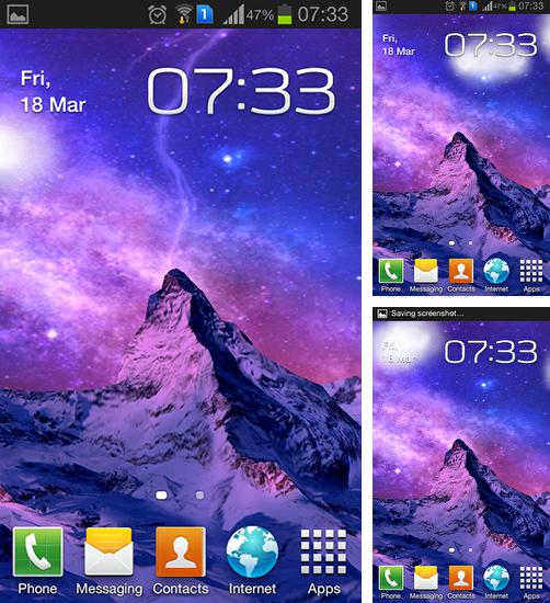 Kostenloses Android-Live Wallpaper Sturm 3D. Vollversion der Android-apk-App Storm 3D für Tablets und Telefone.