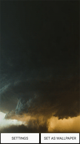Fondos de pantalla animados a Storm sounds para Android. Descarga gratuita fondos de pantalla animados Sonidos de la tormenta.