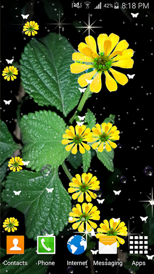 Screenshots of the Summer flowers by Stechsolutions for Android tablet, phone.