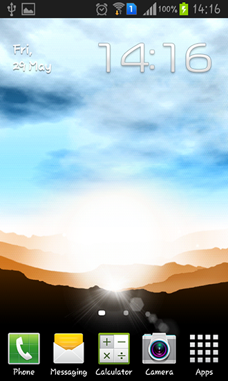 Sunrise by Xllusion - бесплатно скачать живые обои на Андроид телефон или планшет.