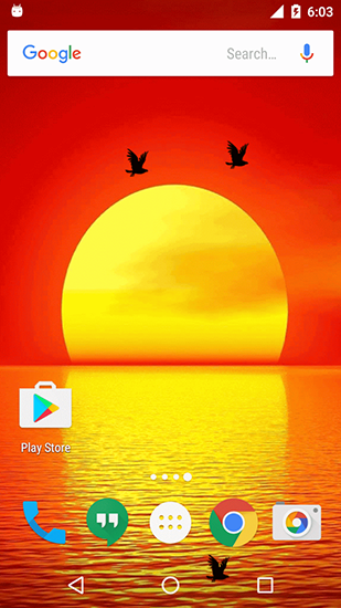 Kostenloses Android-Live Wallpaper Sonnenuntergang. Vollversion der Android-apk-App Sunset by Twobit für Tablets und Telefone.