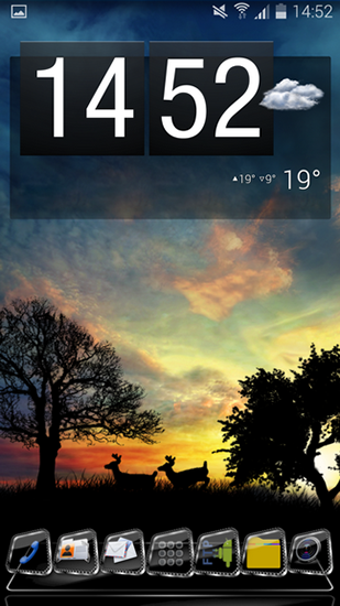 Скриншот Sunset Hill. Скачать живые обои на Андроид планшеты и телефоны.