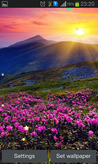 Download Sunset spring - livewallpaper for Android. Sunset spring apk - free download.