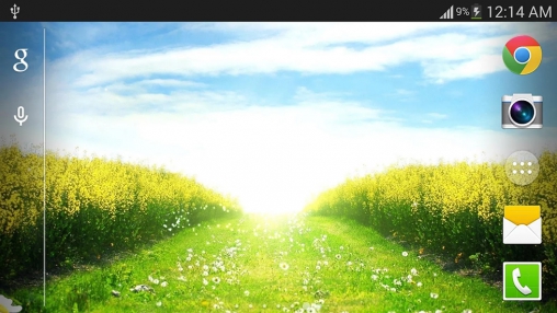 Screenshots of the Sunshine for Android tablet, phone.