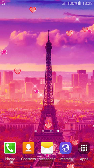 Screenshots of the Sweet Paris for Android tablet, phone.