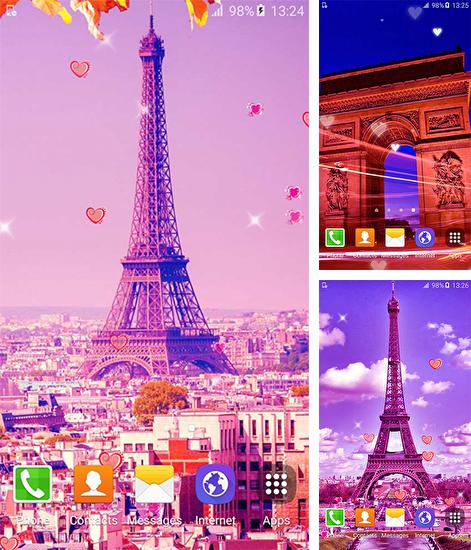 Zusätzlich zum Live Wallpaper Blumen Live Wallpaper für Android Mobiltelefone und Tablets, können Sie auch Sweet Paris, Süßes Paris kostenlos herunterladen.