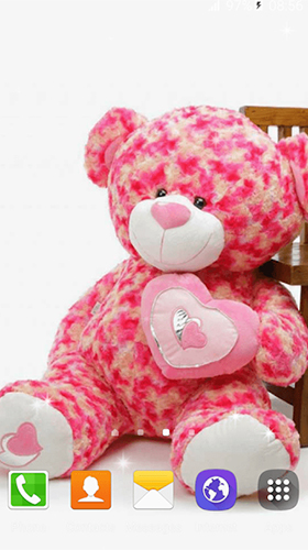 Sweet teddy bear - безкоштовно скачати живі шпалери на Андроїд телефон або планшет.