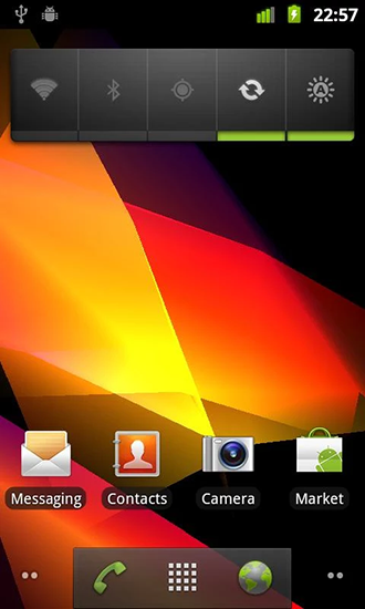 Kostenloses Android-Live Wallpaper Symphonie der Farben. Vollversion der Android-apk-App Symphony of colors für Tablets und Telefone.