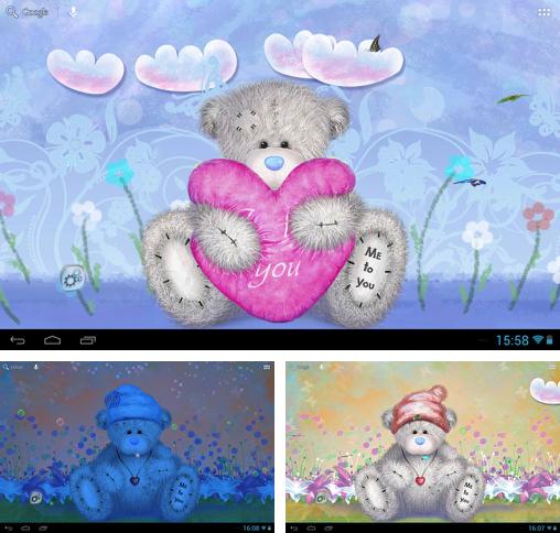 Descarga gratuita fondos de pantalla animados Osito Teddy para Android. Consigue la versión completa de la aplicación apk de Teddy bear para tabletas y teléfonos Android.
