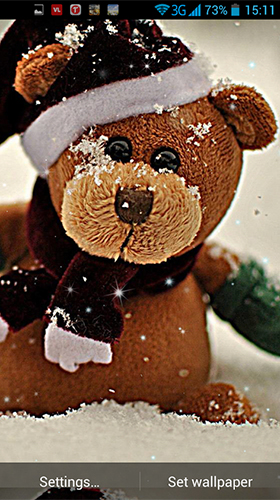 Papeis de parede animados Urso Teddy para Android. Papeis de parede animados Teddy bear by Wallpaper qHD para download gratuito.
