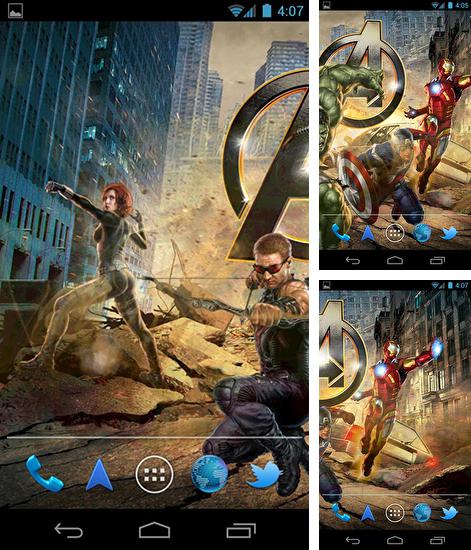 Kostenloses Android-Live Wallpaper The Avengers. Vollversion der Android-apk-App The avengers für Tablets und Telefone.