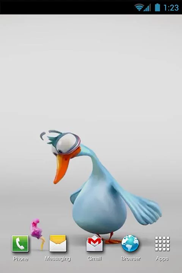 Fondos de pantalla animados a The Goose para Android. Descarga gratuita fondos de pantalla animados Ganso .