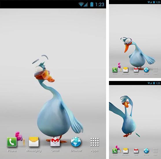 Додатково до живої шпалери сліди для Android телефонів та планшетів, Ви можете також безкоштовно скачати The Goose.
