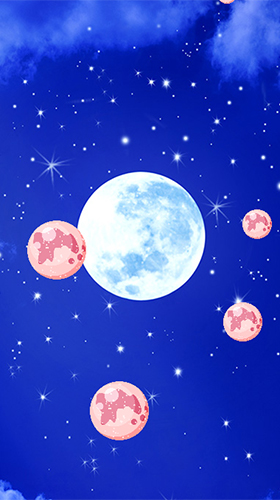 Papeis de parede animados A lua para Android. Papeis de parede animados The Moon para download gratuito.