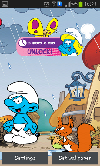 Télécharger le fond d'écran animé gratuit Les Smurfs. Obtenir la version complète app apk Android The Smurfs pour tablette et téléphone.