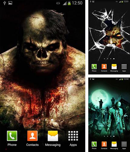 Дополнительно к живым обоям на Андроид телефоны и планшеты Стиль Хараюку, вы можете также бесплатно скачать заставку Zombies.