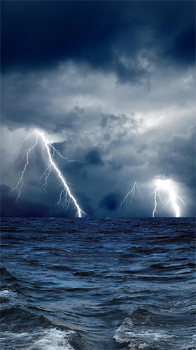 Thunderstorm by Creative Factory Wallpapers - скріншот живих шпалер для Android.
