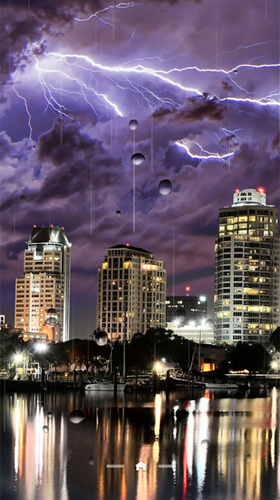Screenshots of the Thunderstorm by Ultimate Live Wallpapers PRO for Android tablet, phone.