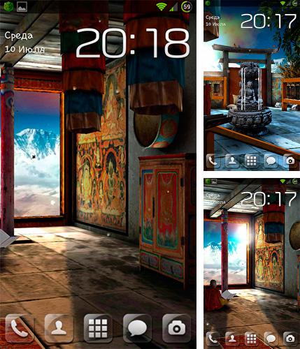 Kostenloses Android-Live Wallpaper Tibet 3D. Vollversion der Android-apk-App Tibet 3D für Tablets und Telefone.