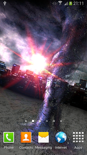 Kostenloses Android-Live Wallpaper Tornado 3D. Vollversion der Android-apk-App Tornado 3D für Tablets und Telefone.