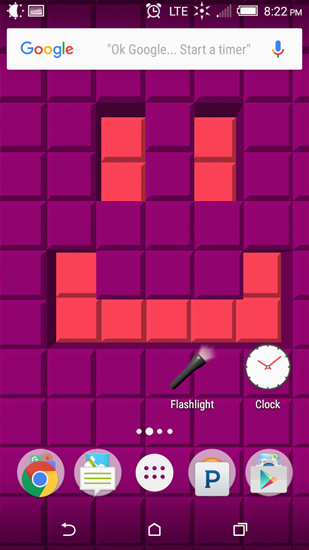 Screenshots of the Touch Tiles for Android tablet, phone.