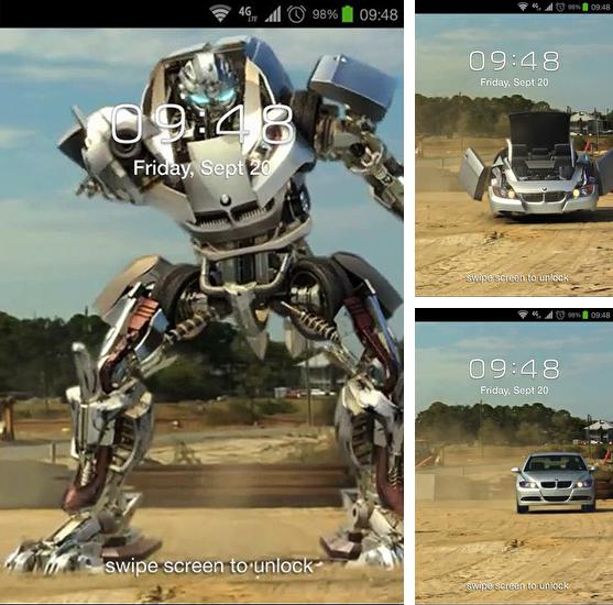 In addition to live wallpaper Lake for Android phones and tablets, you can also download Transformer car for free.