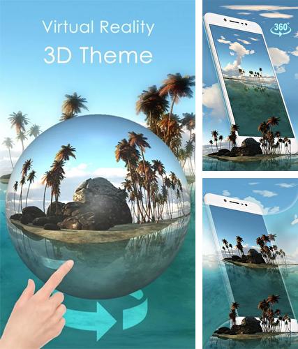Tropical island 3D - бесплатно скачать живые обои на Андроид телефон или планшет.