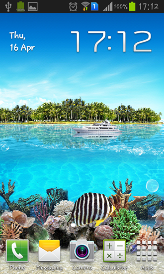 Télécharger le fond d'écran animé gratuit Océan tropique. Obtenir la version complète app apk Android Tropical ocean pour tablette et téléphone.