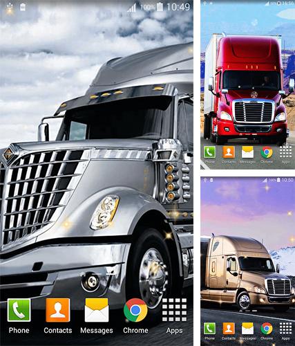 Descarga gratuita fondos de pantalla animados Camiones  para Android. Consigue la versión completa de la aplicación apk de Trucks para tabletas y teléfonos Android.