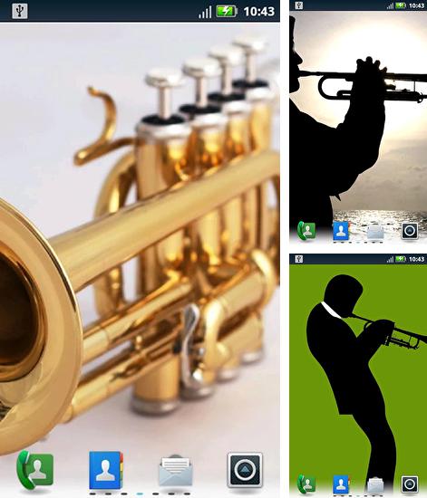 Download live wallpaper Trumpets for Android. Get full version of Android apk livewallpaper Trumpets for tablet and phone.