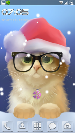 Fondos de pantalla animados a Tummy the kitten para Android. Descarga gratuita fondos de pantalla animados Gatito Tummy.
