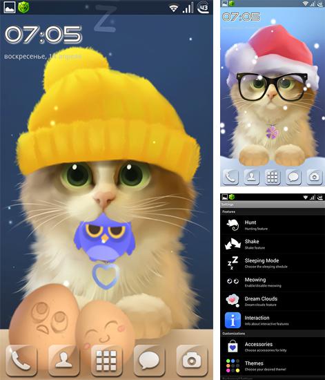 Descarga gratuita fondos de pantalla animados Gatito Tummy para Android. Consigue la versión completa de la aplicación apk de Tummy the kitten para tabletas y teléfonos Android.