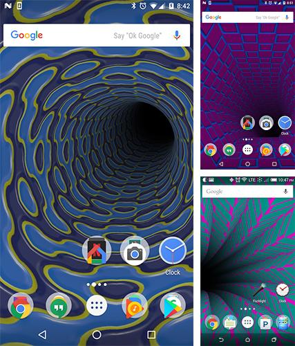 Kostenloses Android-Live Wallpaper Tunnel. Vollversion der Android-apk-App Tunnel für Tablets und Telefone.