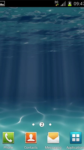 Under the sea by Glitchshop für Android spielen. Live Wallpaper Unterwasser kostenloser Download.