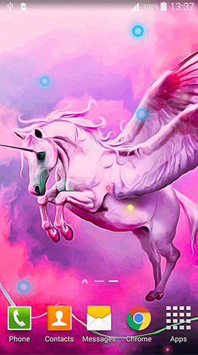Геймплей Unicorn by Cute Live Wallpapers And Backgrounds для Android телефона.