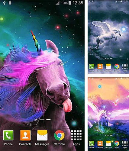 Unicorn by Cute Live Wallpapers And Backgrounds - бесплатно скачать живые обои на Андроид телефон или планшет.