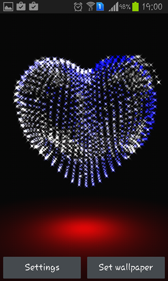 Fondos de pantalla animados a Valentine Day: Heart 3D para Android. Descarga gratuita fondos de pantalla animados Día de San Valentín: Corazón 3D.
