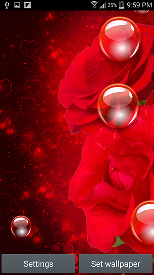 Kostenloses Android-Live Wallpaper Valentinstag 2015. Vollversion der Android-apk-App Valentine's day 2015 für Tablets und Telefone.