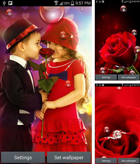 Zusätzlich zum Live Wallpaper Neon Blumen für Android Mobiltelefone und Tablets, können Sie auch Valentine's day 2015, Valentinstag 2015 kostenlos herunterladen.