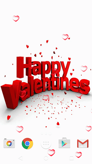 Valentines Day by Free wallpapers and background - скріншот живих шпалер для Android.