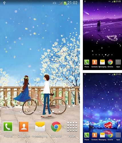 Kostenloses Android-Live Wallpaper Valentinchen. Vollversion der Android-apk-App Valentines Day by orchid für Tablets und Telefone.